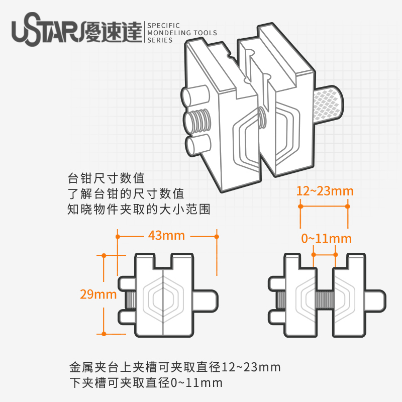 Hobby DIY Tool Mini bench vise - Model Kit Fantasy ulasan dan harga
