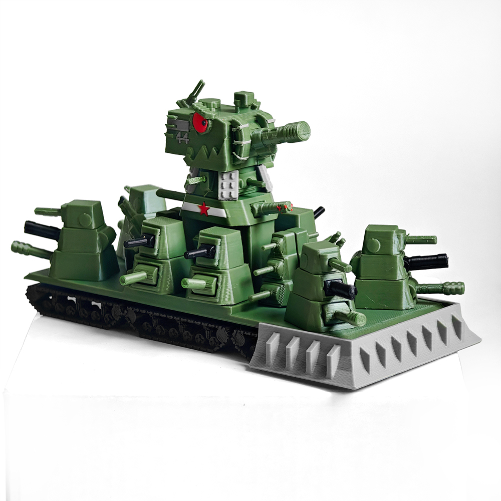 3D Printed KV‑44M Super Heavy  - Model Kit Fantasy ulasan dan harga