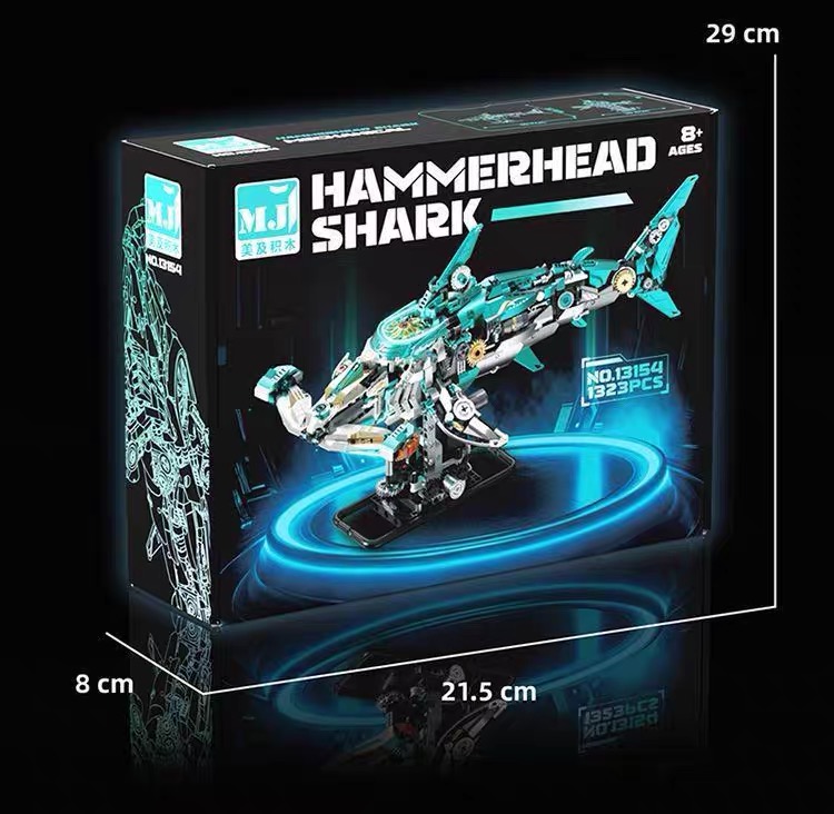 Mechanical Hammerhead Shark Bu - Model Kit Wukong ulasan dan harga