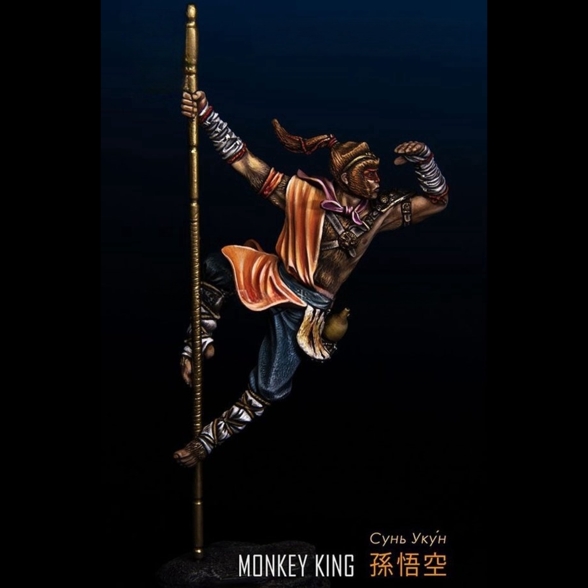 resin soldier model GK - Monke - Model Kit Wukong ulasan dan harga