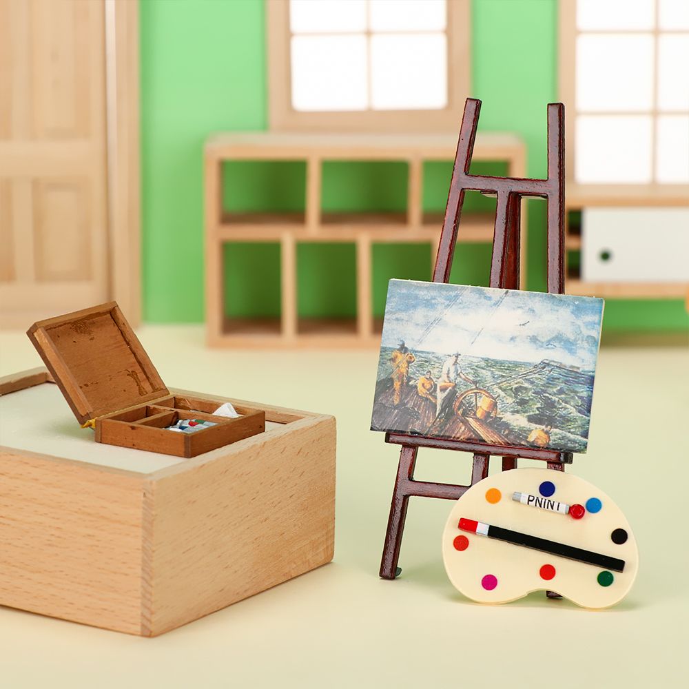 1:12 Dollhouse Furniture Minia - Paint Model Kit ulasan dan harga