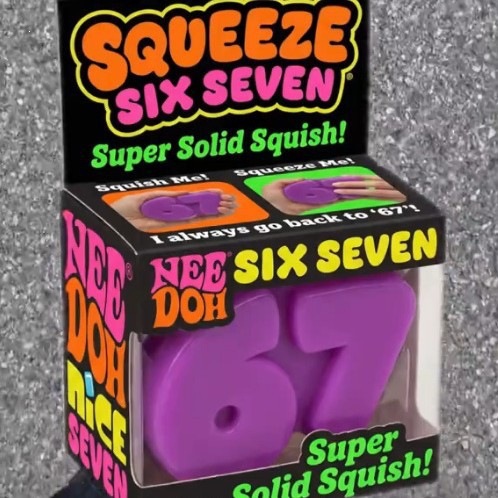 Six Seven Number TPR Squishy T - Model Kit Eva ulasan dan harga