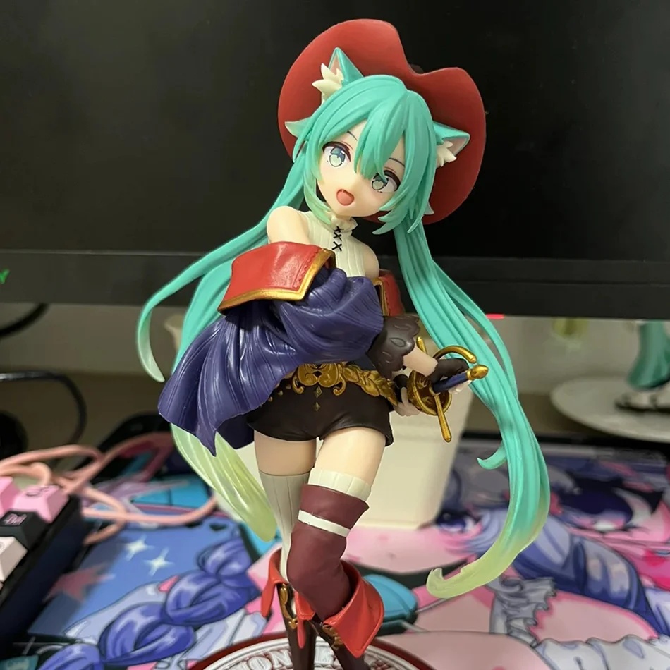 Hatsune Miku Desktop Cute Acti - Model Kit Anime Girl ulasan dan harga