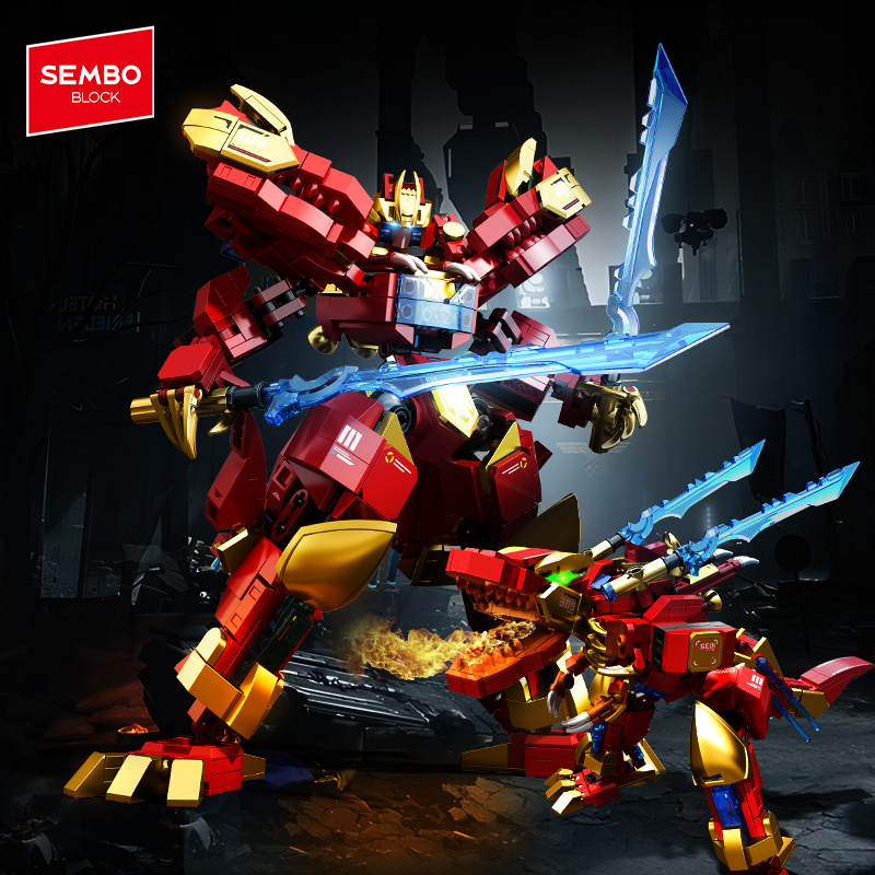 SEMBO BLOCK Mecha Series Build - Model Kit Wukong ulasan dan harga
