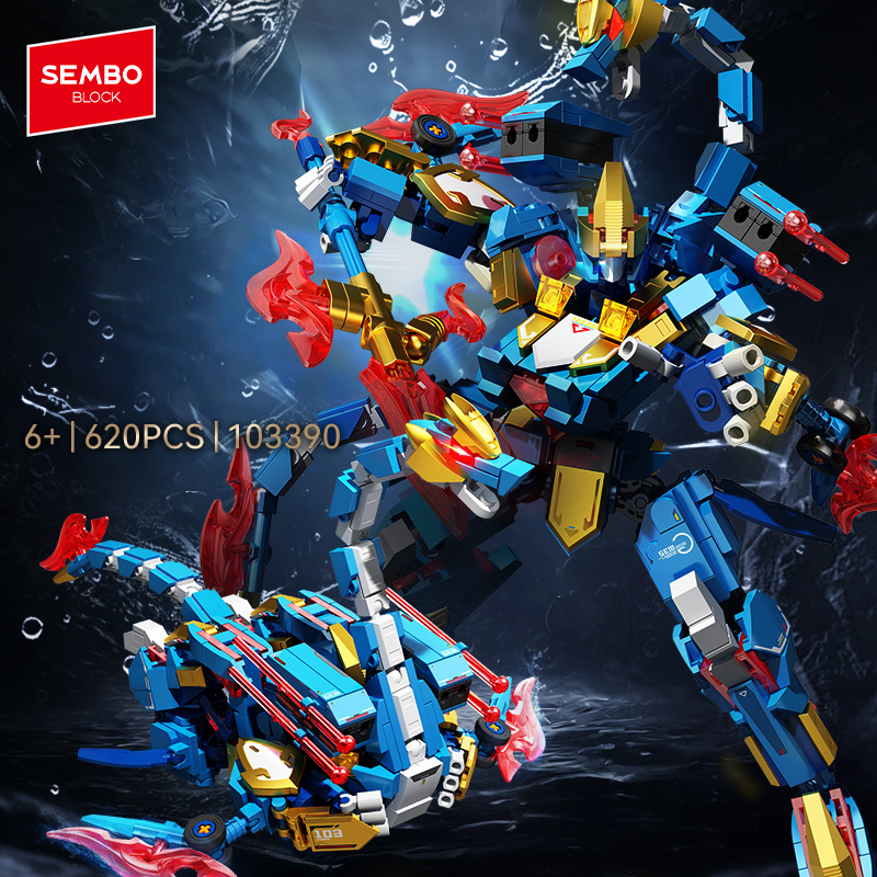 SEMBO BLOCK Mecha Series Build - Model Kit Wukong ulasan dan harga
