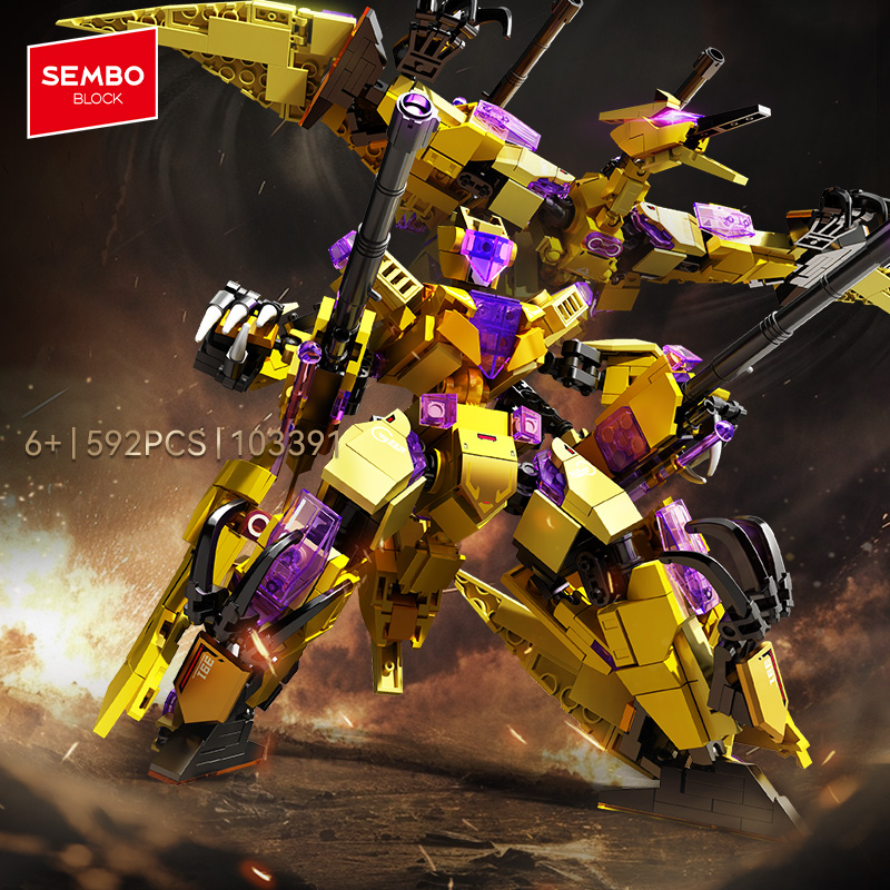 SEMBO BLOCK Mecha Series Build - Model Kit Wukong ulasan dan harga