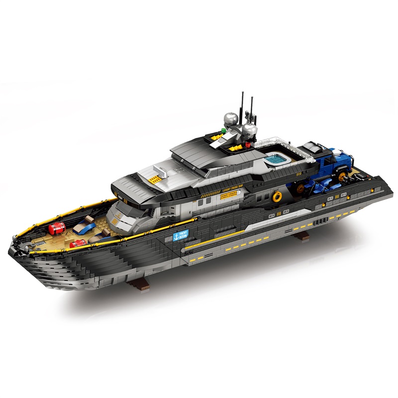 IN STOCK MOC Idea Luxury Yacht - Model Kit Yacht ulasan dan harga