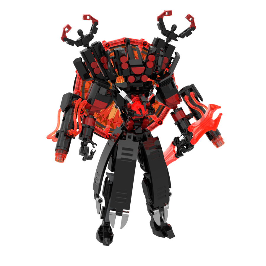 658pcs/set Updated Skibidi Toi - Model Kit Wukong ulasan dan harga