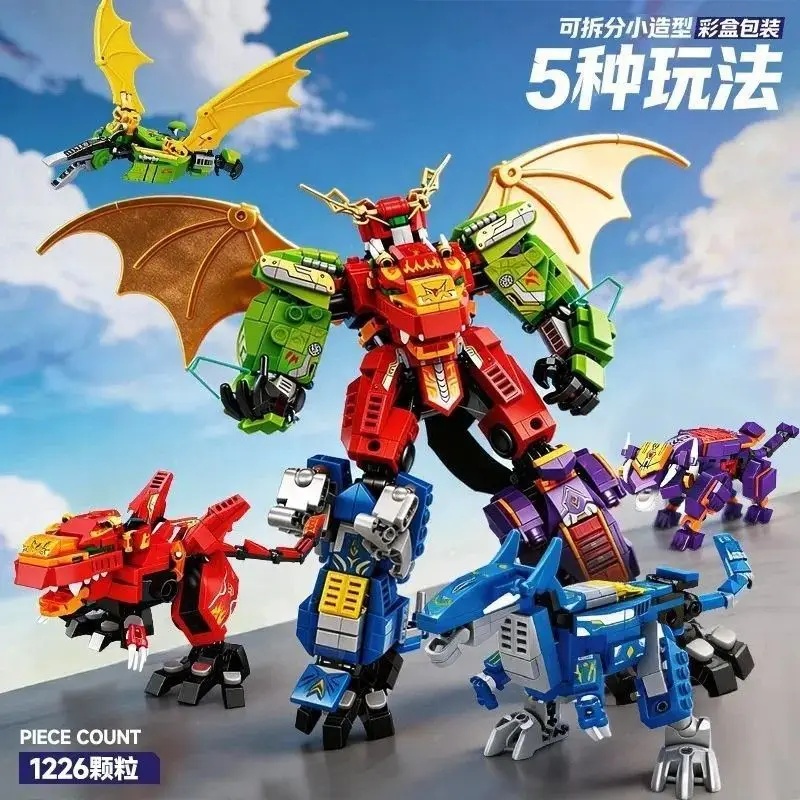 Combined Dinosaur Mecha Robot  - Model Kit Wukong ulasan dan harga